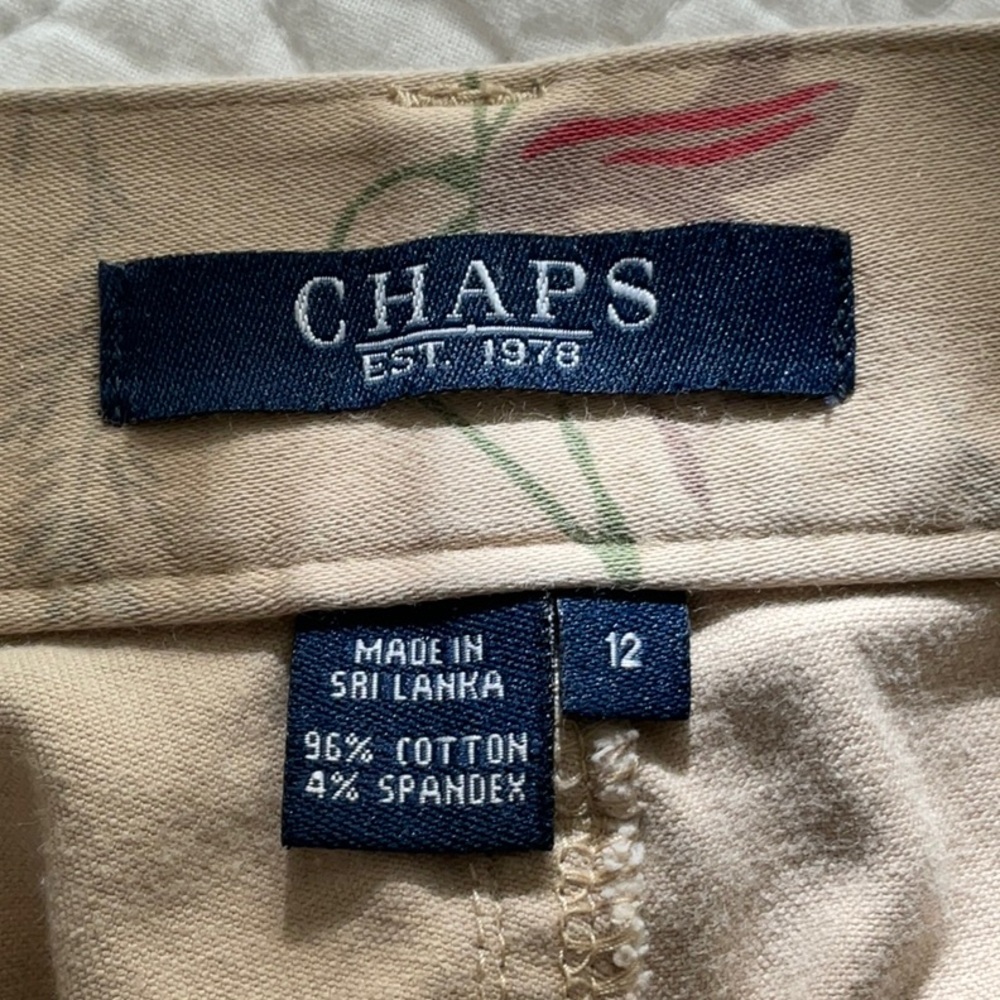 Polo Ralph Lauren Floral Straight Leg Pants - Pink and Tan - Picture 5 of 12